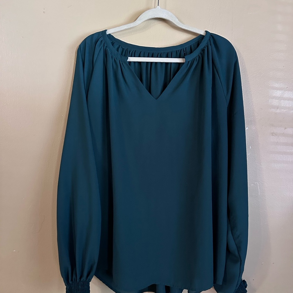 Chic Teal Blouse for Women